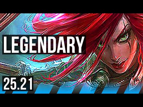 KATARINA vs SYLAS (MID) | 21/3/5, Legendary | KR Master | 25.21