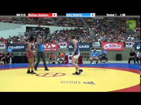 58 KG - Melissa Apodaca vs. Sally Roberts