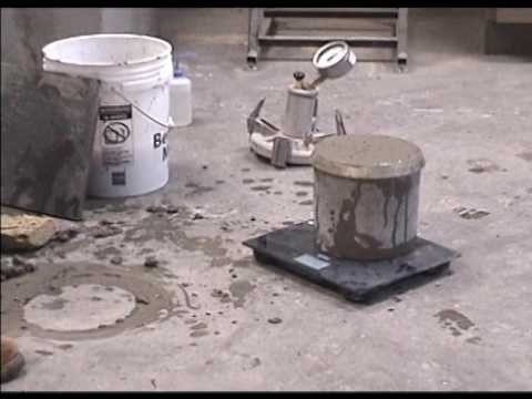 ASTM C138: Unit Weight, Yield, & Air Content Gravimetric