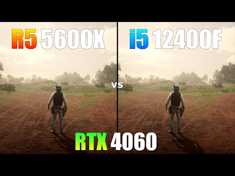 Ryzen 5 5600X vs i5 12400F : RTX 4060 - Test in 12 Games in 2025