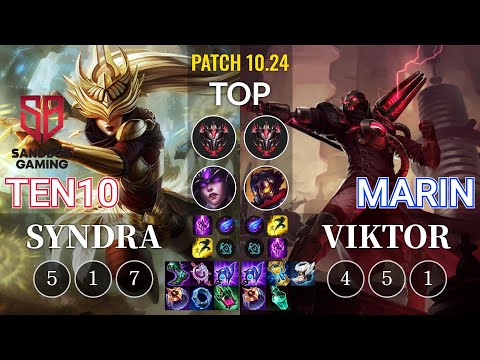 SB Ten10 Syndra vs MaRin Viktor Top - KR Patch 10.24