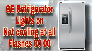 How to Fix GE Profile Refrigerator Not Working at All — Lights On, Not Cooling