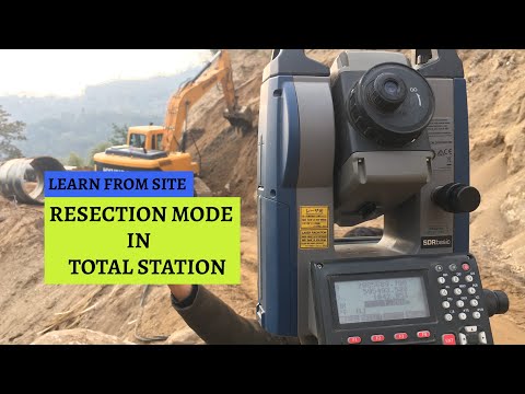 Setting Out with Resection In Total Station | Find Unknown Point From Two Known Points | Survey