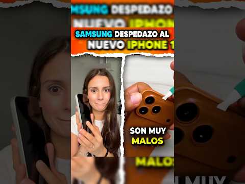 Así es como Samsung despedazó al iPhone17 #tecnologia #samsung #iphone #iphone17