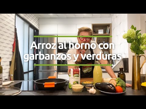 Arroz al horno con garbanzos y verduras | Recetas de Arroz Brillante