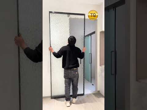 The sliding door without installation is very convenient and quick to install.#slidingdoors
