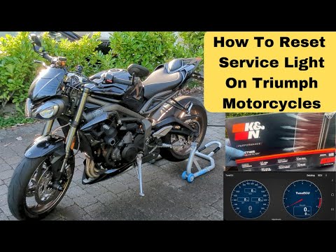 Triumph Street Triple Mods: Installing K&N Sport Air Filter and Resetting Service Light