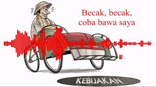 Download lagu Lagu Becak-Becak Versi Karaoke mp3