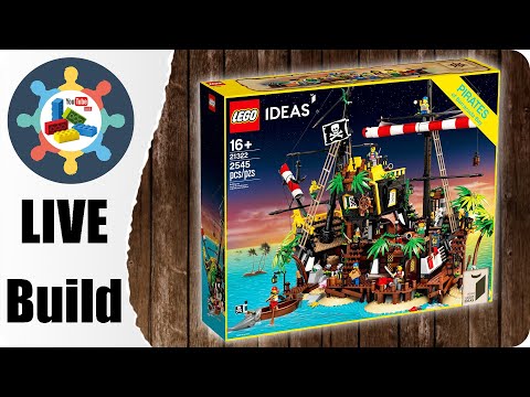 LIVE - Let's Build LEGO - Pirates of Barracuda Bay 21322 + Gewinnspiel #BuildingBricksforHappiness