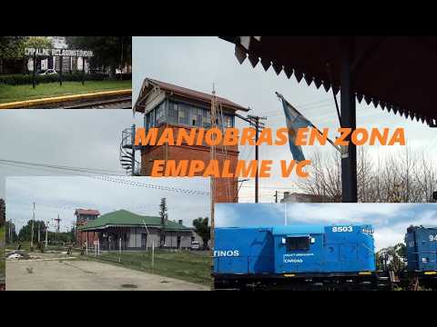 trenes en maniobras muy raras en zona Empalme Villa Constitución