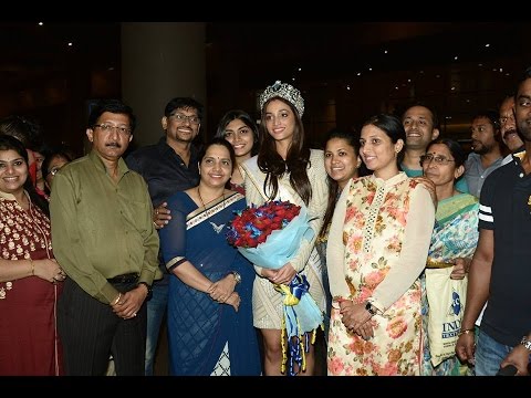 Miss Supranational 2016 Srinidhi Shetty Arrives At Mumbai Airport