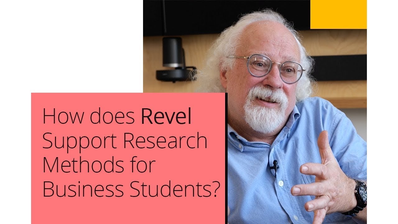 How does Revel Support Research Methods for Business Students?