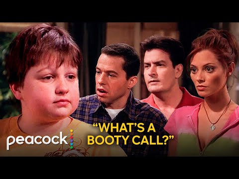 Two and a Half Men | Jake Is Confused When Alan’s Fling Comes Over for a “Booty Call”