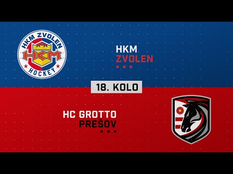 18.kolo HKM Zvolen - HC Grotto Prešov HIGHLIGHTS
