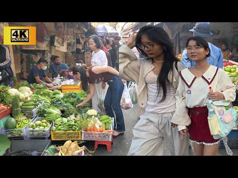 Amazing Street food Cambodian food Market scenes & walking Tour 2026