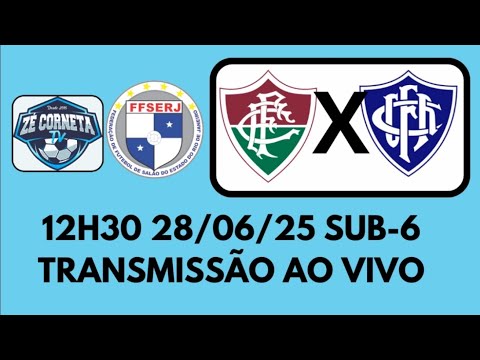 FLUMINENSE X CANTO DO RIO | SUB-6 QUARTAS DE FINAL FEDERAÇÃO | 28-06-25