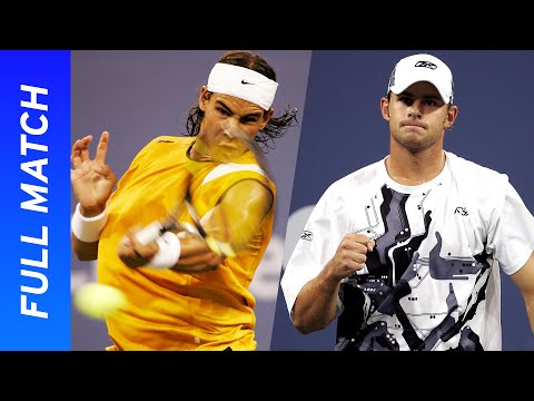 18-year-old Rafael Nadal vs 22-year-old Andy Roddick | US Open 2004 Round 2 Full Match