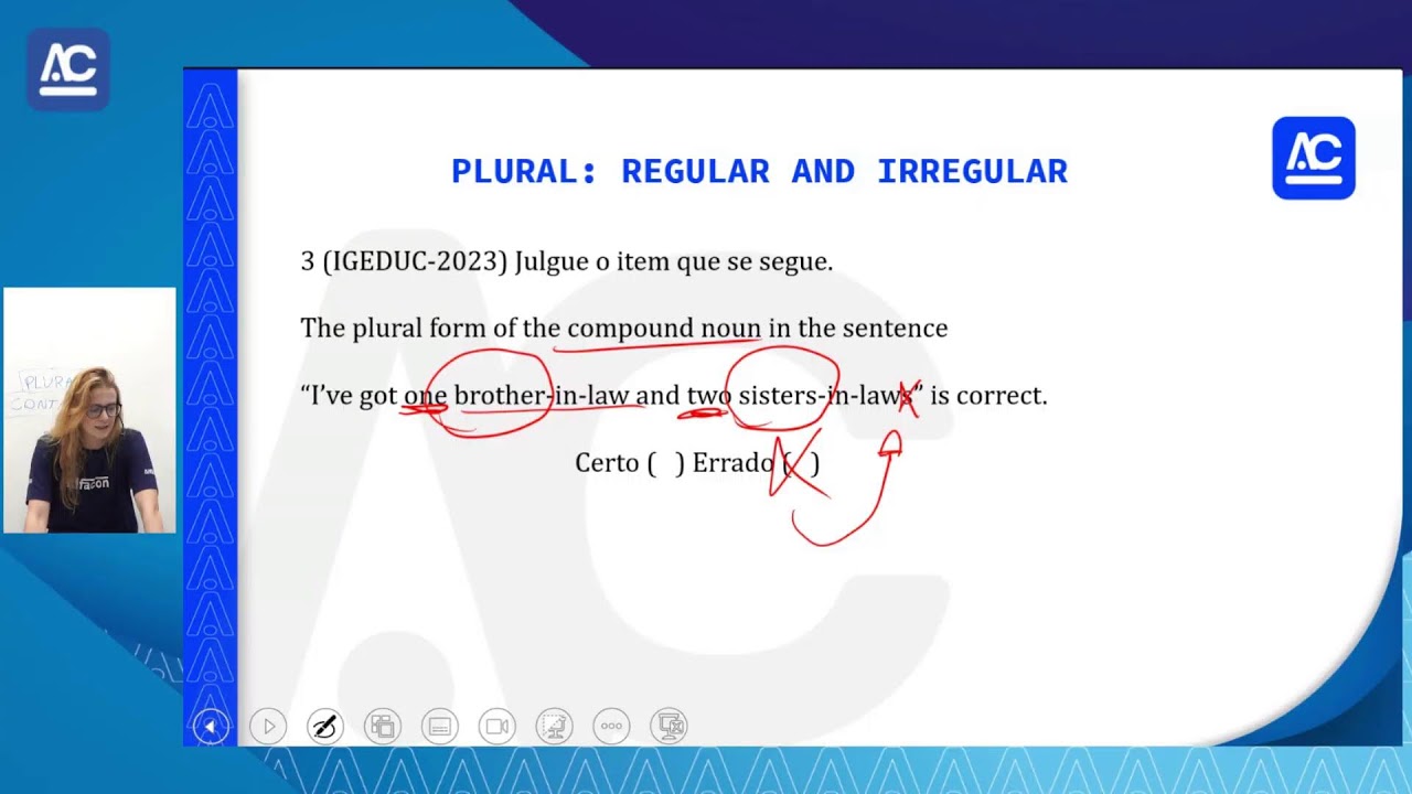 Aula Ao Vivo de Estrutura Nominal Prof. Gabriela Kruger
