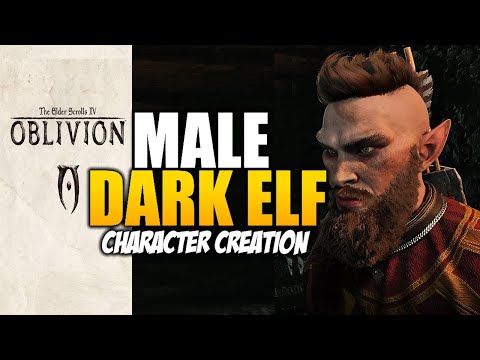 Oblivion Remastered | How to Make a Handsome Male Dark Elf (Dunmer) – Character Creation Guide
