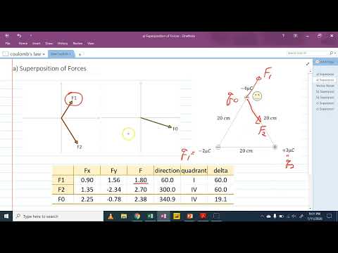 2 of 4 Coulomb's Law with examples