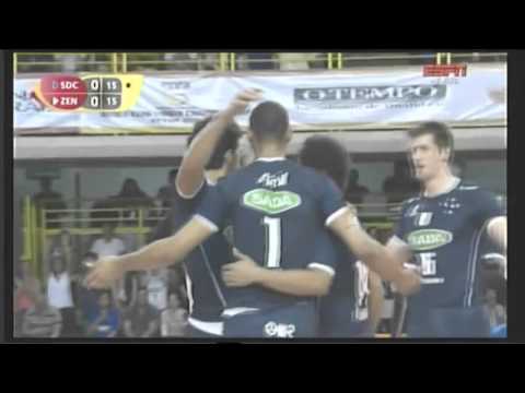 World Championship CWC 2015 Sada Cruzeiro x Zenit Kazan 1º set
