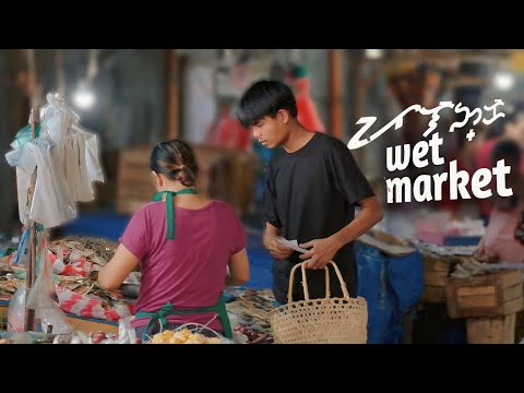 Buying dried seafood at the wet market | Harvesting cucumber and tomatoes in the garden!