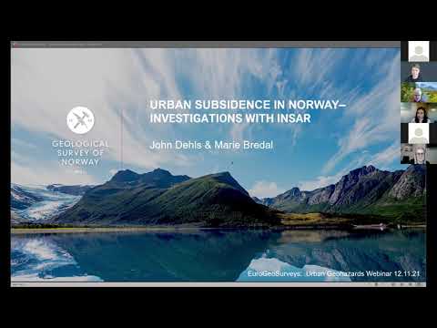 Deformation mapping with radar interferometry or InSAR (radar measurements from satellite)