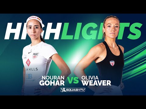 🇪🇬 Gohar v Weaver 🇺🇸 | PSA Squash Tour Finals 2024/25 | FINAL HIGHLIGHTS