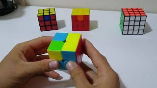Como montar o cubo mágico 2x2. Método básico.