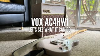 Video thumbnail for Vox AC4HW1 Let's see what it can do. by Lucas Arredondo