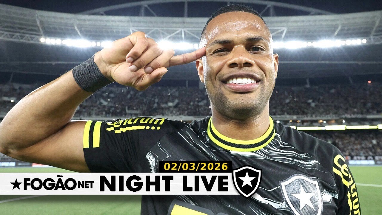 NIGHT LIVE | Botafogo se aproxima do anúncio oficial do retorno de Júnior Santos