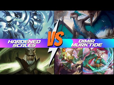 Hardened Scales vs Dimir Murktide Modern Paper Gameplay