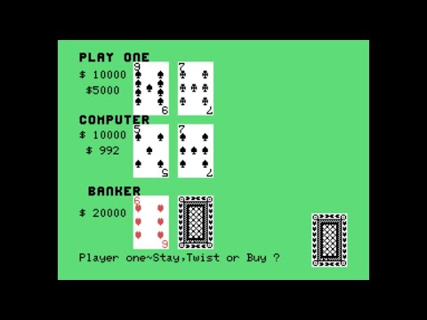 Blackjack [Sega SC-3000 Longplay]