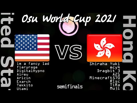 osu! World Cup 2021 United States VS Hong Kong (semifinals)