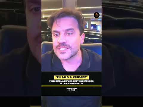 Pablo Marçal explica o motivo de ter sido retirado dos debates