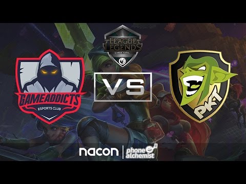 Game Addicts vs PKT - #LigaLoL - Mapa 1 - Jornada 6 - T1