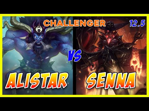Alistar SUPPORT vs Senna | Challenger | Patch 12.5 | League of Legends Pro Player Gameplay
