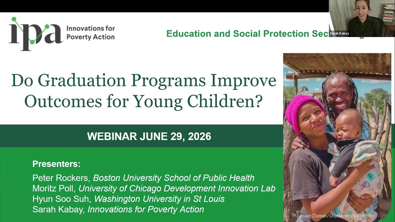 Do Graduation Programs Improve Outcomes for Young Children?