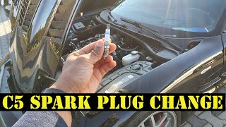 How to change spark plugs on a C5 Corvette
