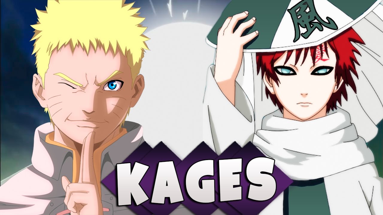 OS 10 KAGES MAIS PODEROSOS DE NARUTO | Player Solo