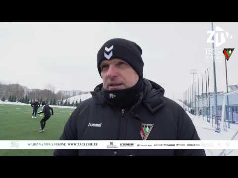 Wywiad z trenerem Moskalem po sparingu z Garbarnią