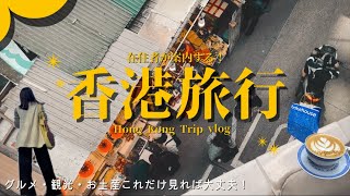 【母娘旅vlog🇭🇰】はじめての香港！王道と隠れた名所を巡る3泊4日vlog〜飲茶からエッグタルト・夜景とビクトリアピークまで〜