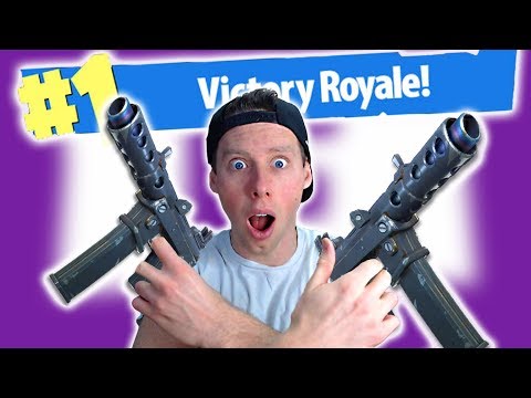 SMG ONLY CHALLENGE VICTORY! (Fortnite Battle Royale)