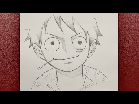 Anime drawing | how to draw Monkey D. Luffy step-by-step