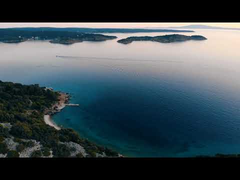 Rab Island, Croatia with Drone 4k