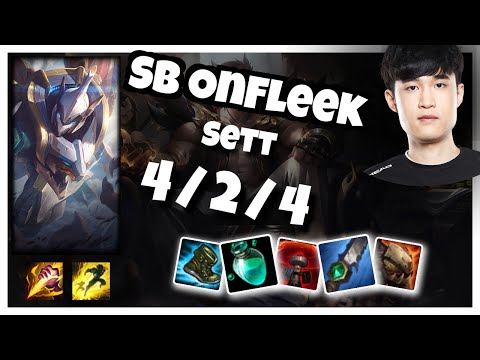 SB OnFleek Sett JUNGLE (4/2/4) vs ELISE Gameplay Replay - Patch 10.19