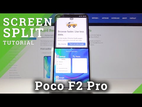 How to Split Screen in XIAOMI Poco F2 Pro – Create Dual Screen