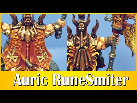 Joyful Painting - Auric Runesmiter - Fyreslayer