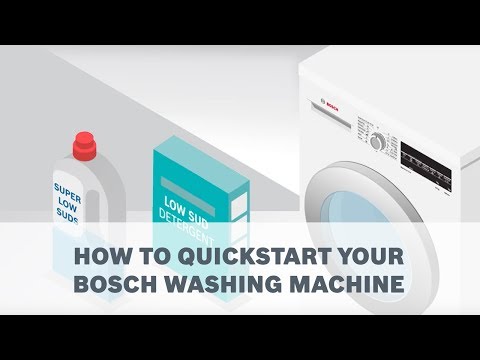 How to quickstart your Bosch Washing Machine