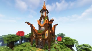 Minecraft | How to build a Wizard Tower | Tutorial